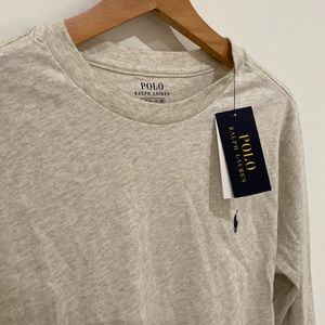 Ralph Lauren Beige Classic Long-Sleeved Shirt 🍃